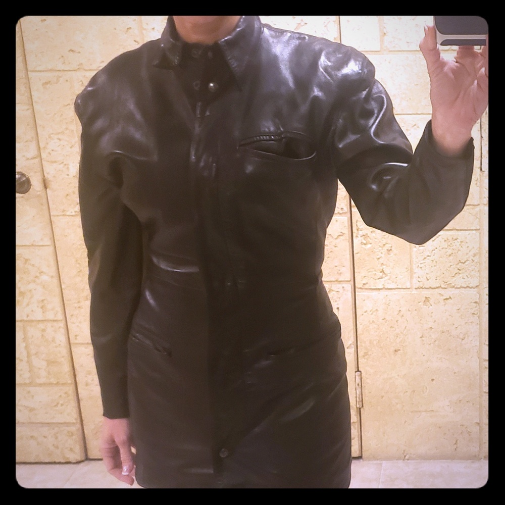 Vintage Claude Montana leather collectors piece